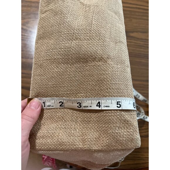 Apolis Global Citizen burlap short double handled bag with Magnolia Waco, TX on - Picture 7 of 9